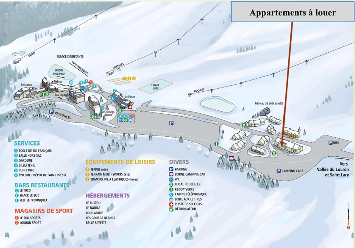 Belle Sayette - A 200M Des Pistes - Pour 8 Personnes Lejlighed Génos Eksteriør billede